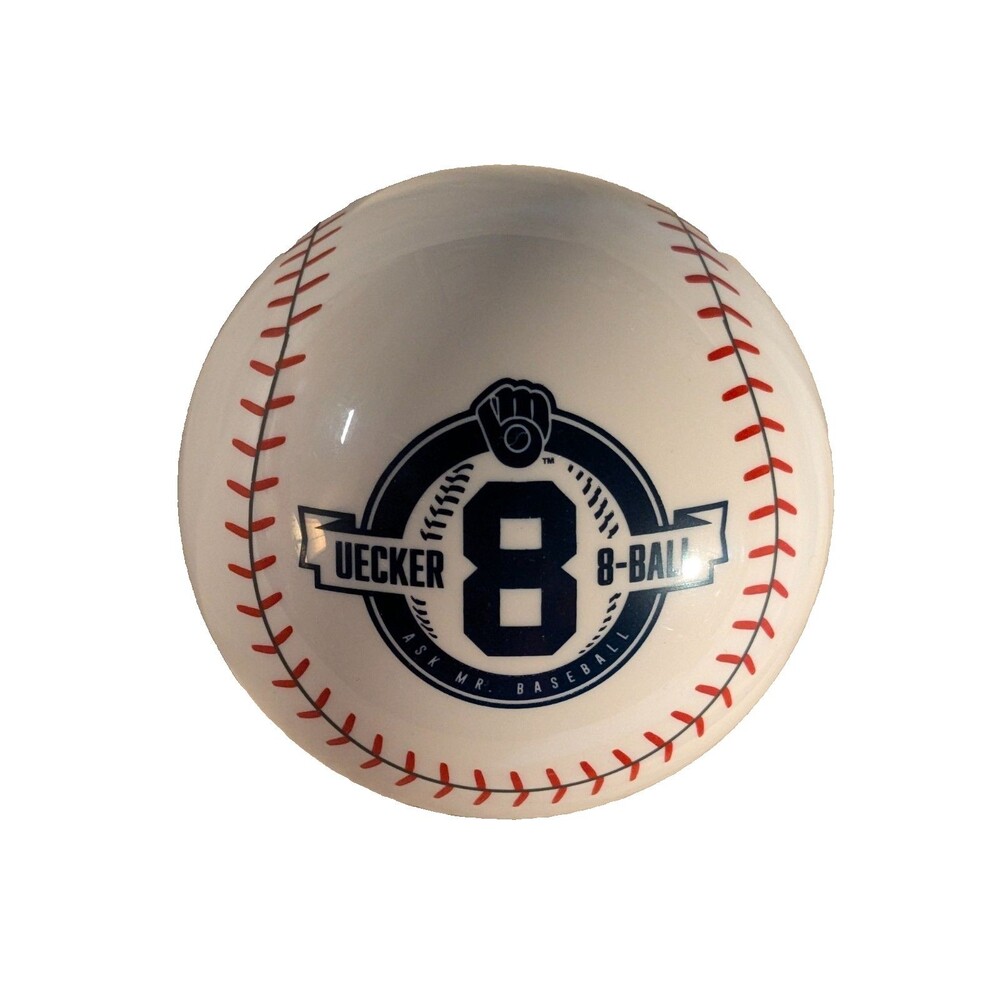 Milwaukee Brewers Bob Uecker 8 Ball Ask Mr. Baseball 2017 WTMJ Radio 620 SGA